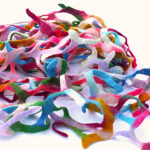 Filzschal aus Merinowolle, bunt, B.Kilian